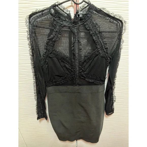 Wow Couture Dresses | Wow Couture Bandage Mini Dress | Color: Black | Size: L | Lubasha84's Closet
